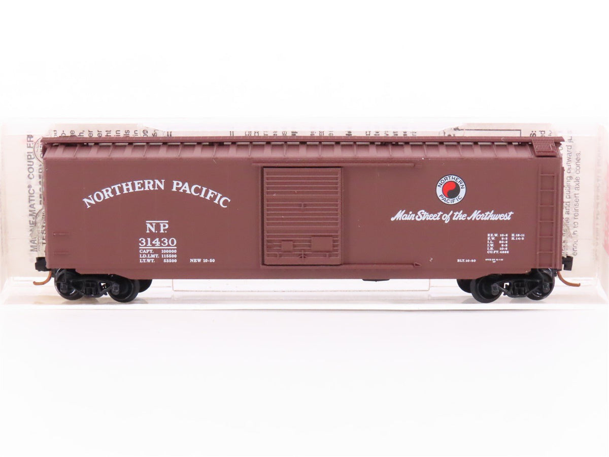 N Scale Micro-Trains MTL 31060 NP Northern Pacific Railroad 50&#39; Box Car #31430