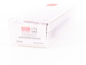 N Scale Micro-Trains MTL 22040 NP Northern Pacific Railroad 40' Box Car #8719