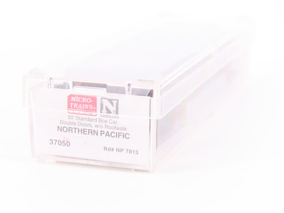 N Scale Micro-Trains MTL 37050 NP Northern Pacific Railroad 50&#39; Box Car #7813