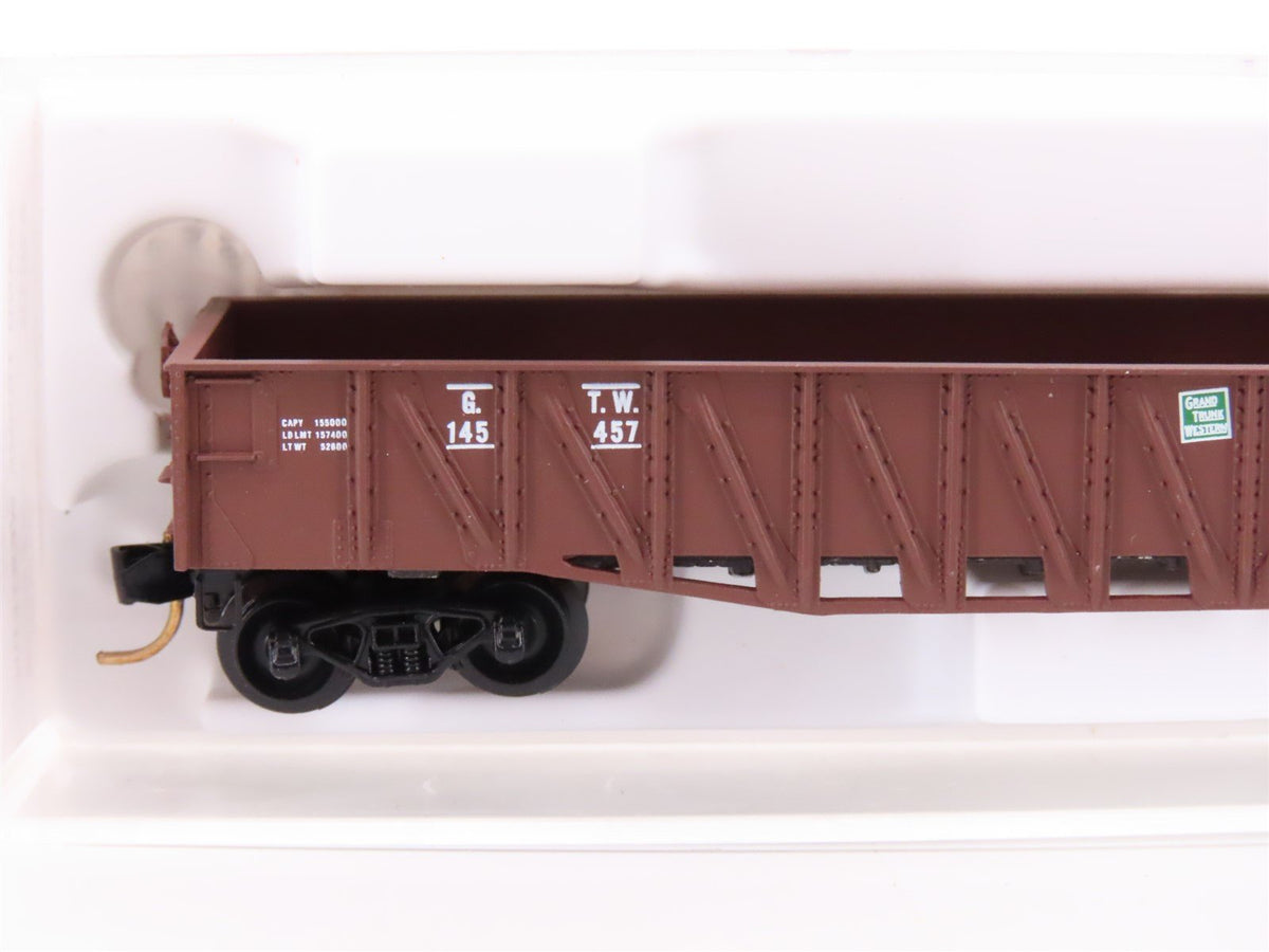 N Scale Micro-Trains MTL 63010 GTW Grand Trunk Western 50&#39; Gondola #145457