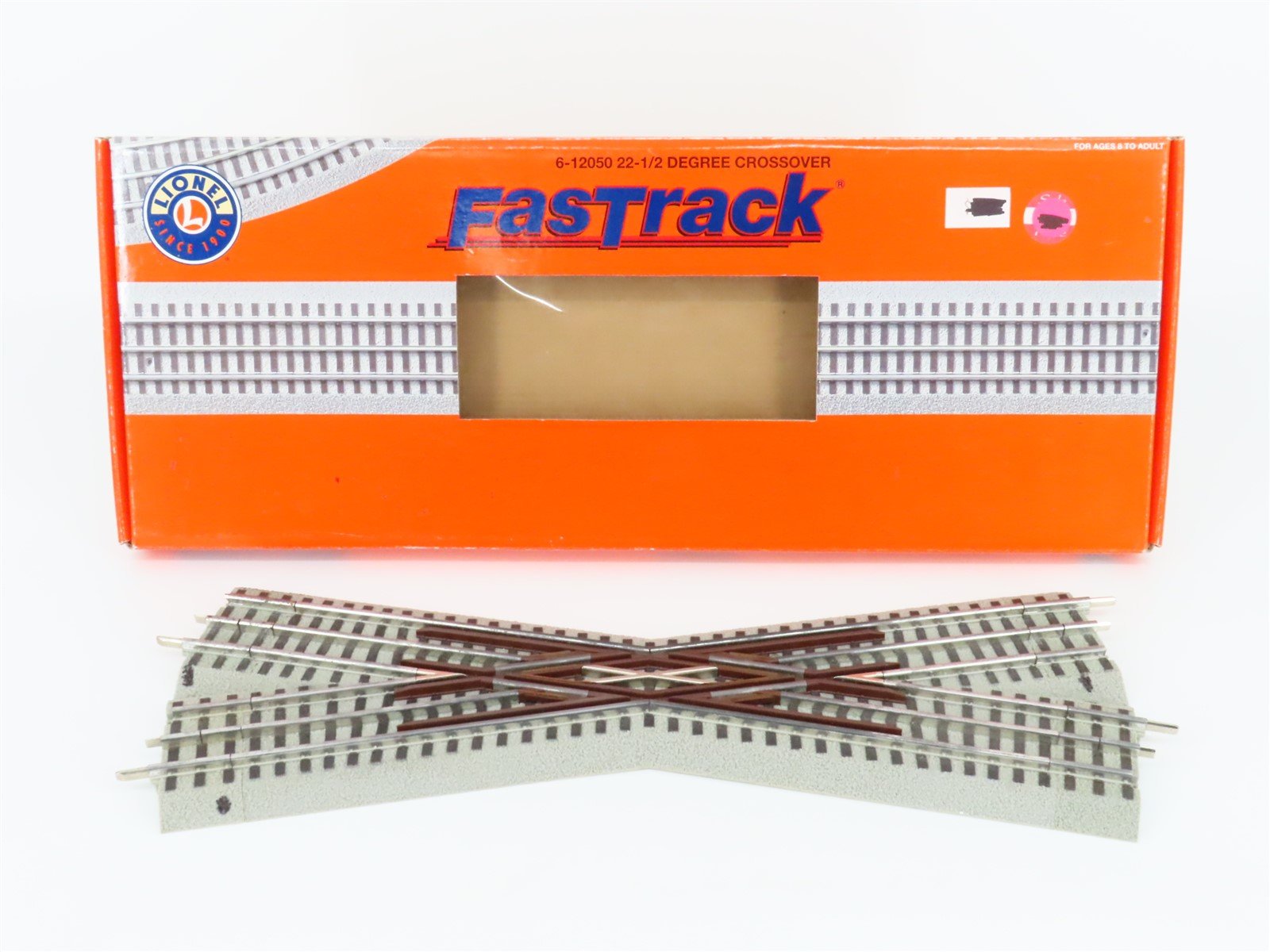 O Gauge Lionel 6-12050 22-1/2 Crossover Track Piece