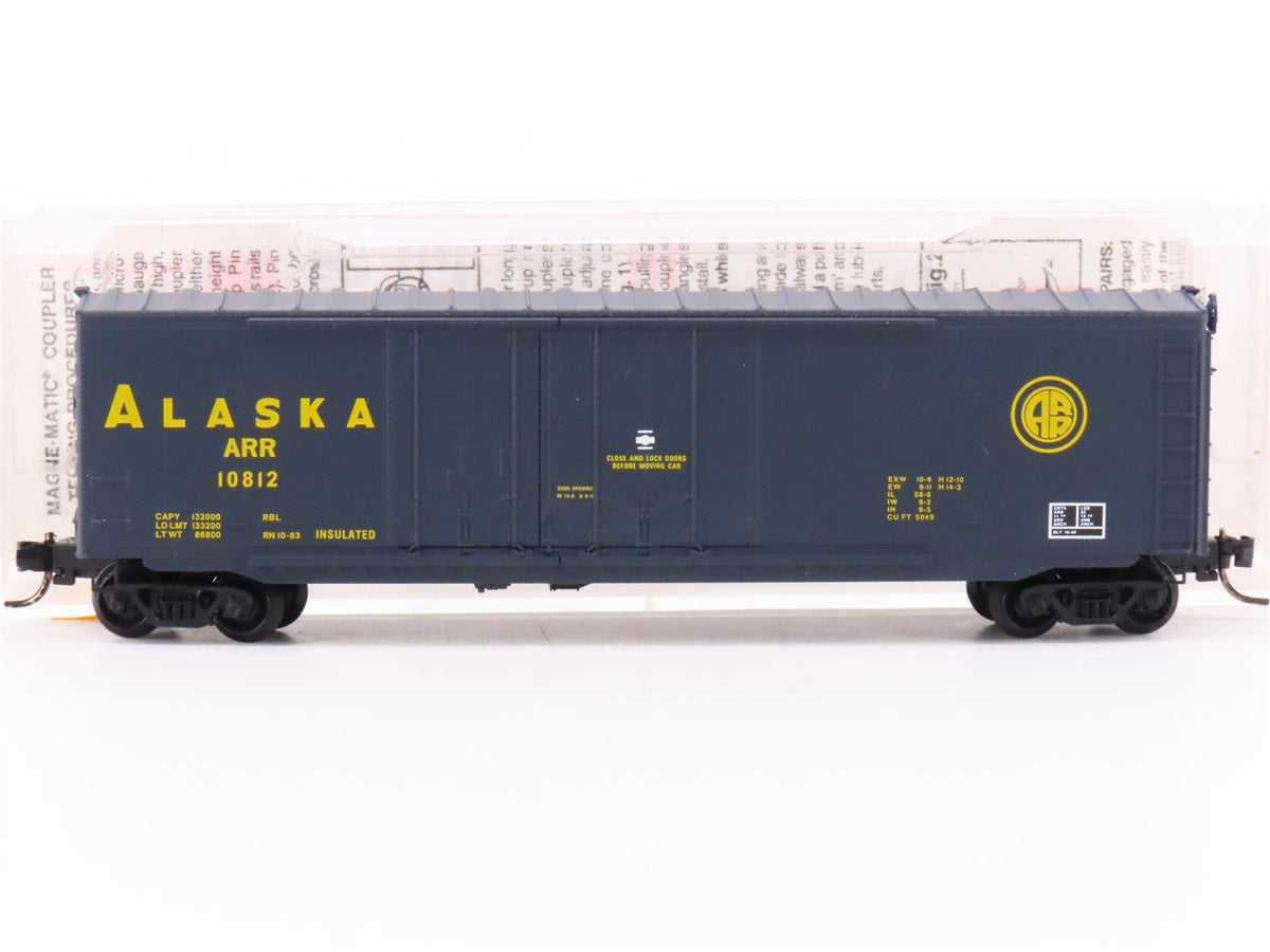 N Scale Micro-Trains MTL 75010 ARR Alaska Railroad 50&#39; Box Car #10812