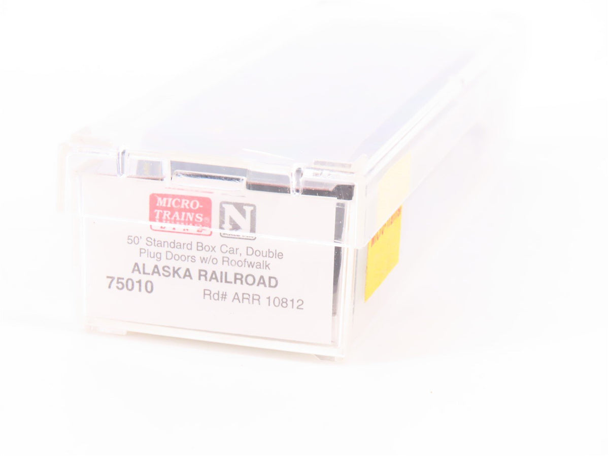 N Scale Micro-Trains MTL 75010 ARR Alaska Railroad 50&#39; Box Car #10812