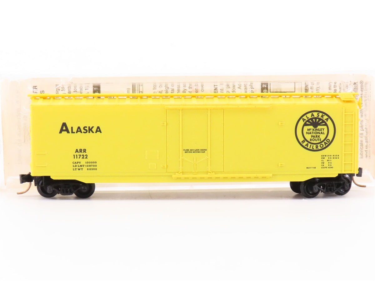 N Scale Micro-Trains MTL 32100 ARR Alaska Railroad 50&#39; Box Car #11722