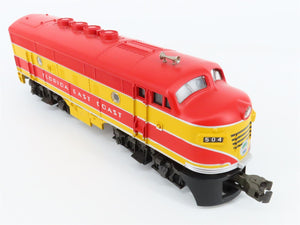 O Gauge 3-Rail MTH RK-2007LP FEC Florida East Coast F3A Diesel #504 UNPOWERED