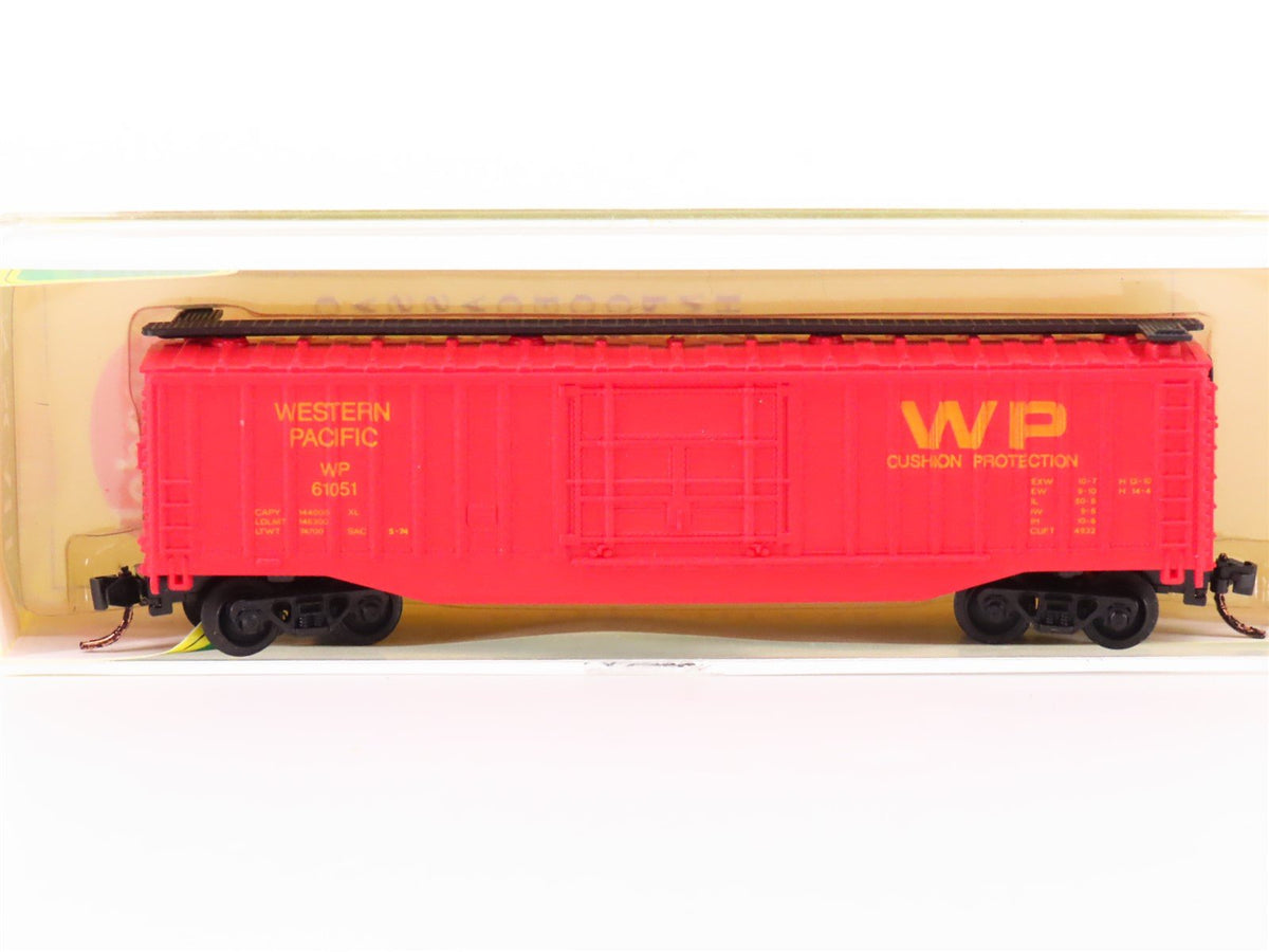 N Scale Model Power 3090 WP Western Pacific Railroad 50&#39; Box Car #61051