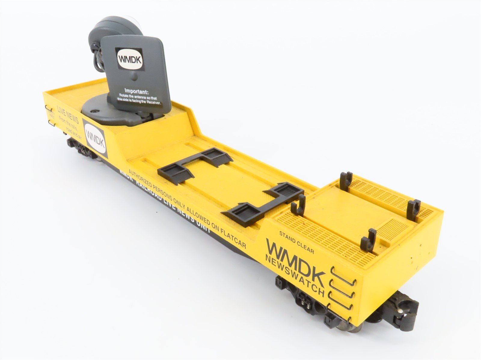 O Gauge 3-Rail K-Line K705-7401 WMDK TV Camera Flatcar #2261