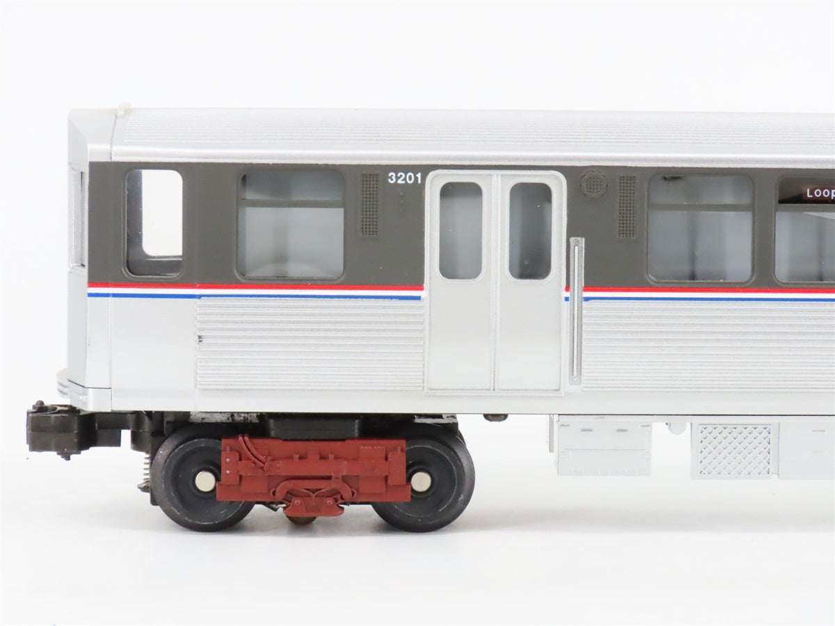 O Gauge 3-Rail MTH 30-2175-1 Chicago CTA 4-Car Modern Subway Set