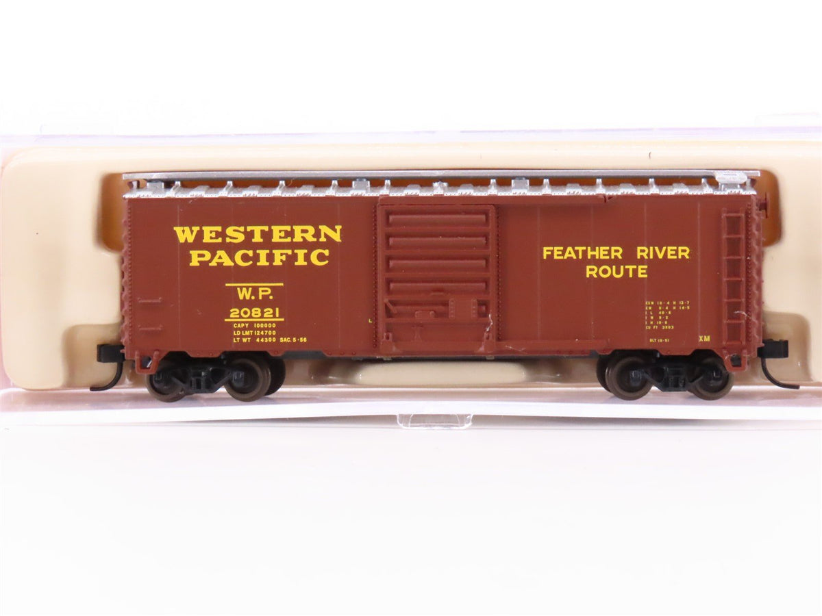 N Scale Atlas Trainman 34616 WP Western Pacific Feather River 40&#39; Box Car #20821