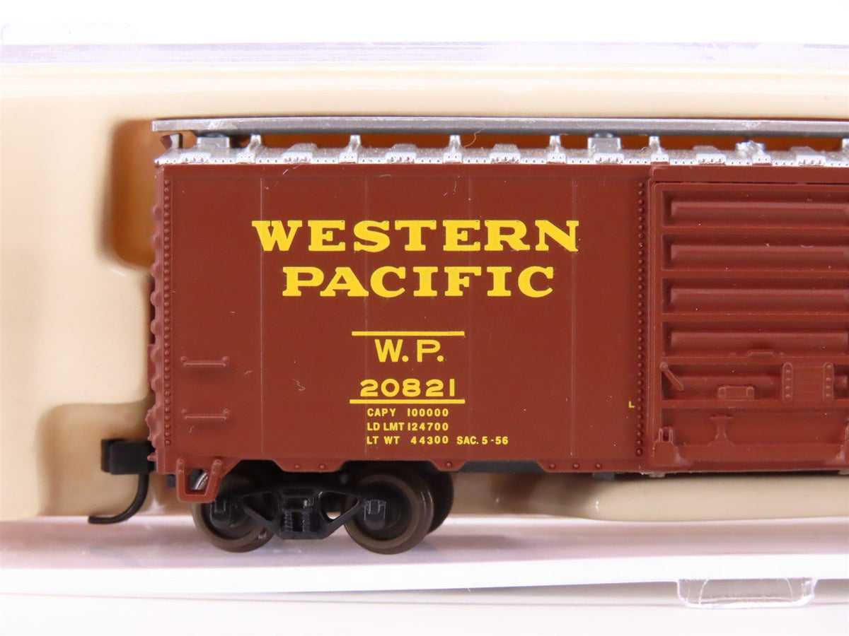 N Scale Atlas Trainman 34616 WP Western Pacific Feather River 40&#39; Box Car #20821