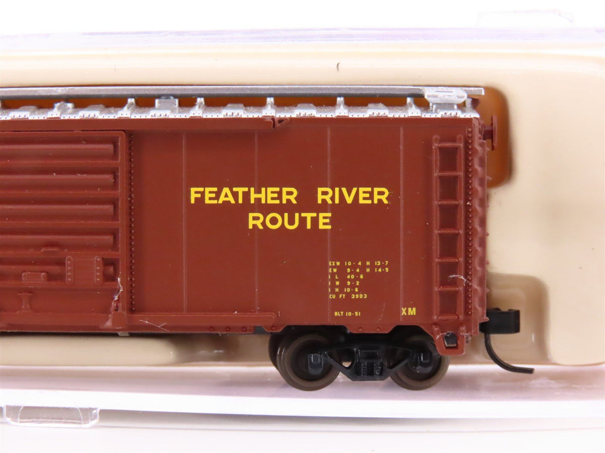 N Scale Atlas Trainman 34616 WP Western Pacific Feather River 40&#39; Box Car #20821