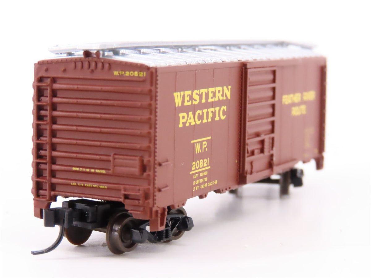 N Scale Atlas Trainman 34616 WP Western Pacific Feather River 40&#39; Box Car #20821