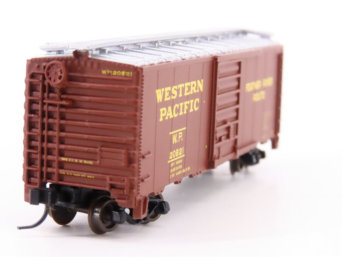 N Scale Atlas Trainman 34616 WP Western Pacific Feather River 40&#39; Box Car #20821