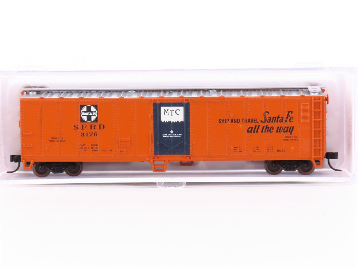 N Scale Atlas 36674 SFRD Santa Fe Railroad 50&#39; Mechanical Reefer #3176