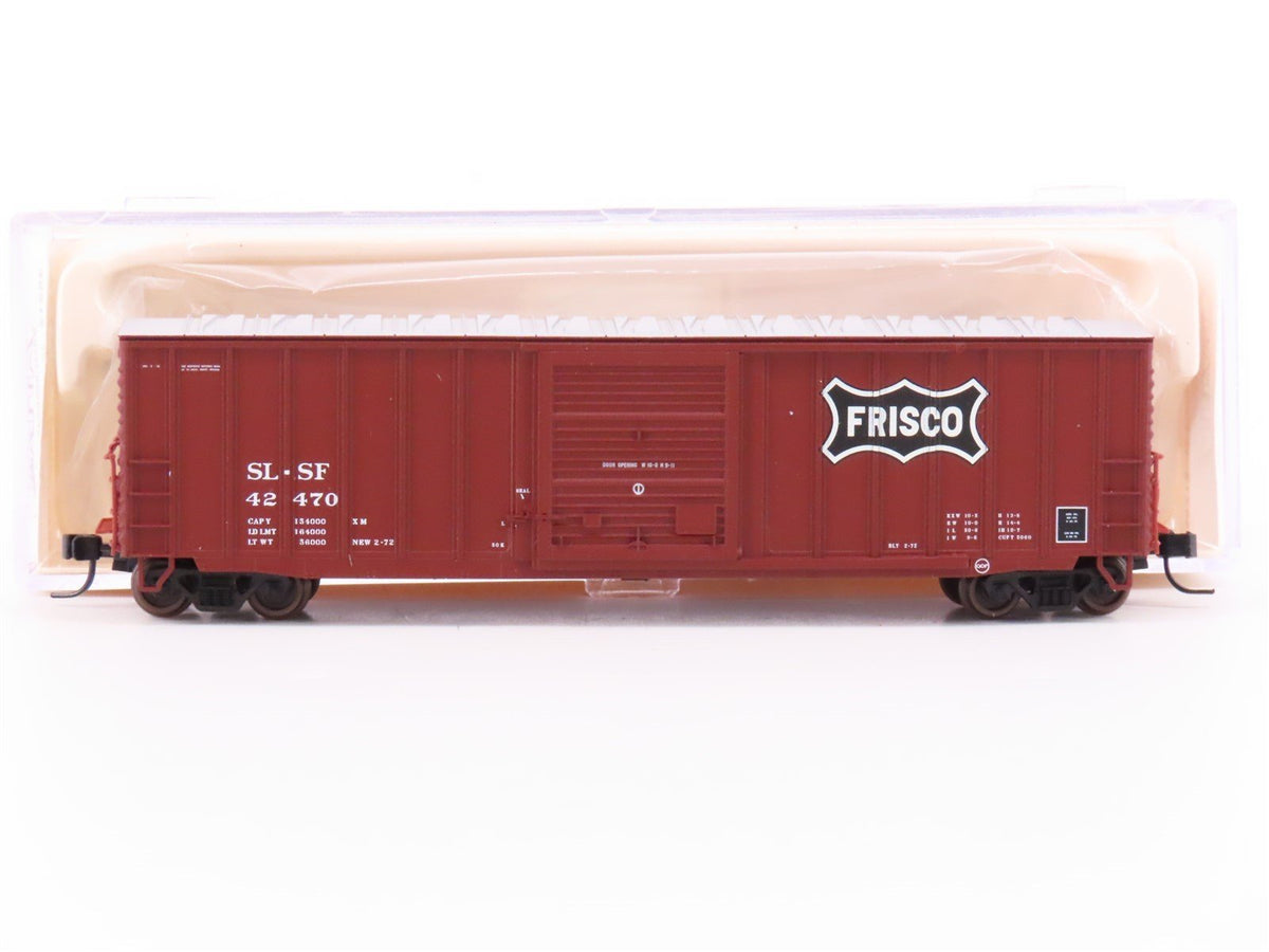 N Scale Atlas 45212 SL-SF Frisco Railroad 50&#39; Single Door Box Car #42470