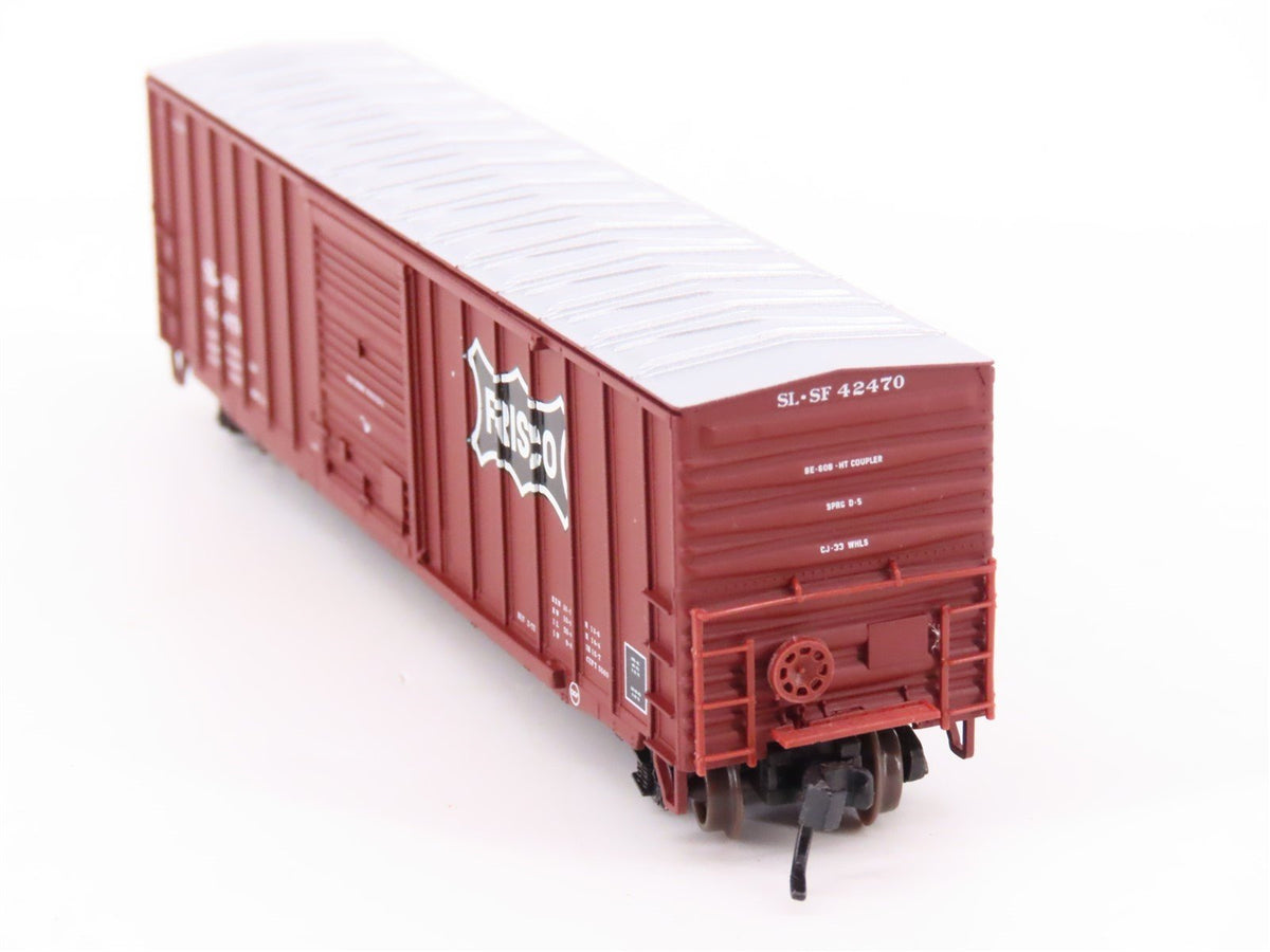 N Scale Atlas 45212 SL-SF Frisco Railroad 50&#39; Single Door Box Car #42470