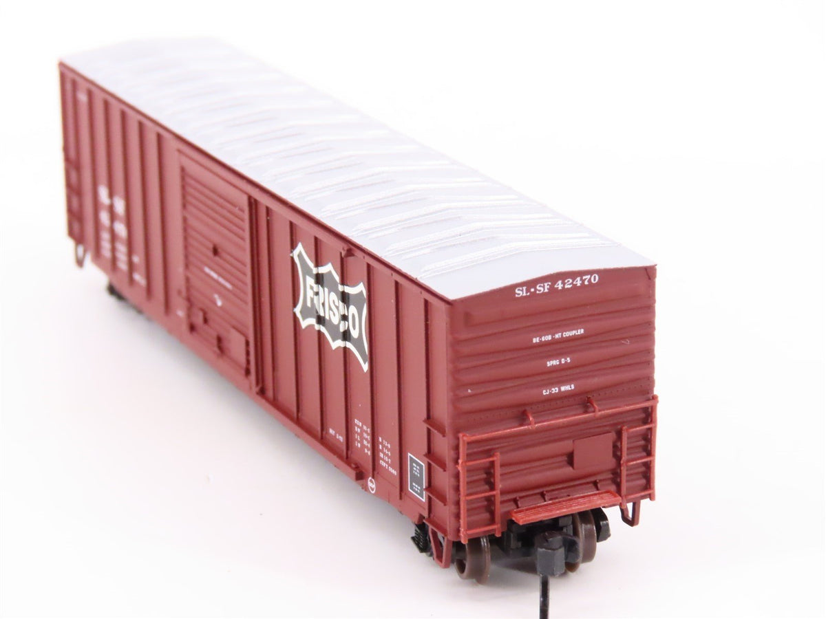 N Scale Atlas 45212 SL-SF Frisco Railroad 50&#39; Single Door Box Car #42470