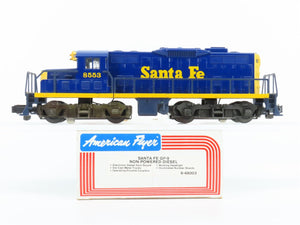 S Scale American Flyer 6-48003 ATSF Santa Fe GP9 Diesel Loco #8553 Unpowered