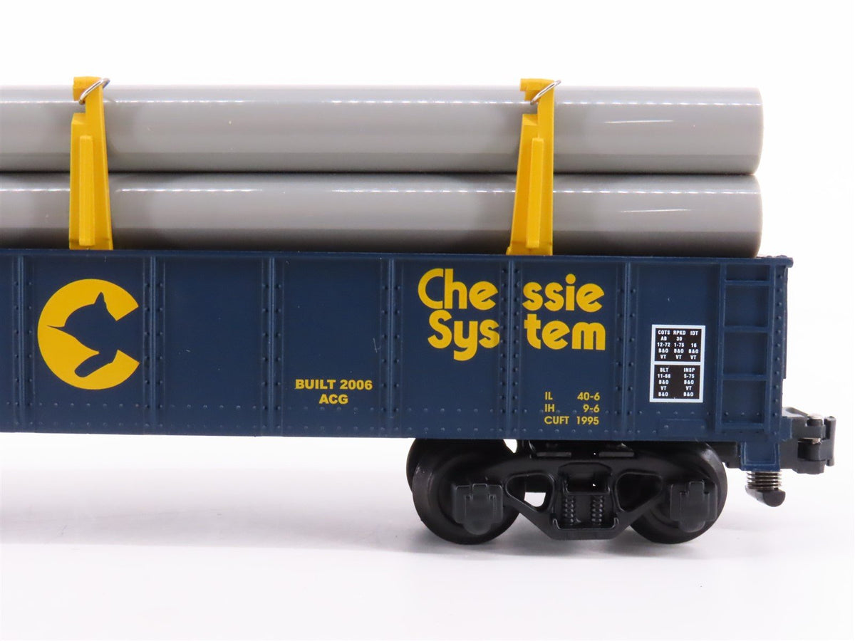 S Scale American Flyer 6-49615 B&amp;O Chessie System SD9 Diesel Freight Train Set