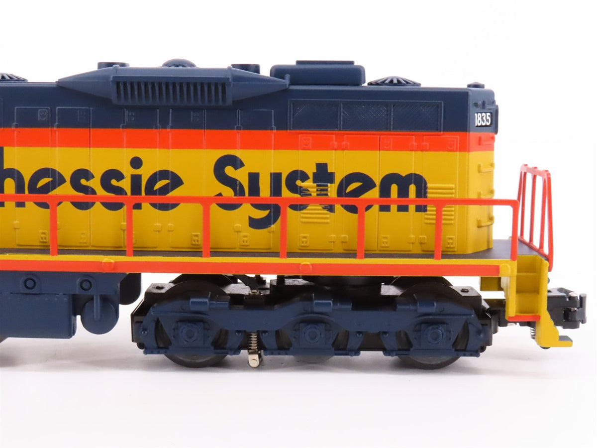 S Scale American Flyer 6-49615 B&amp;O Chessie System SD9 Diesel Freight Train Set