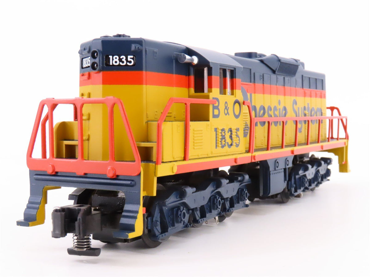 S Scale American Flyer 6-49615 B&amp;O Chessie System SD9 Diesel Freight Train Set