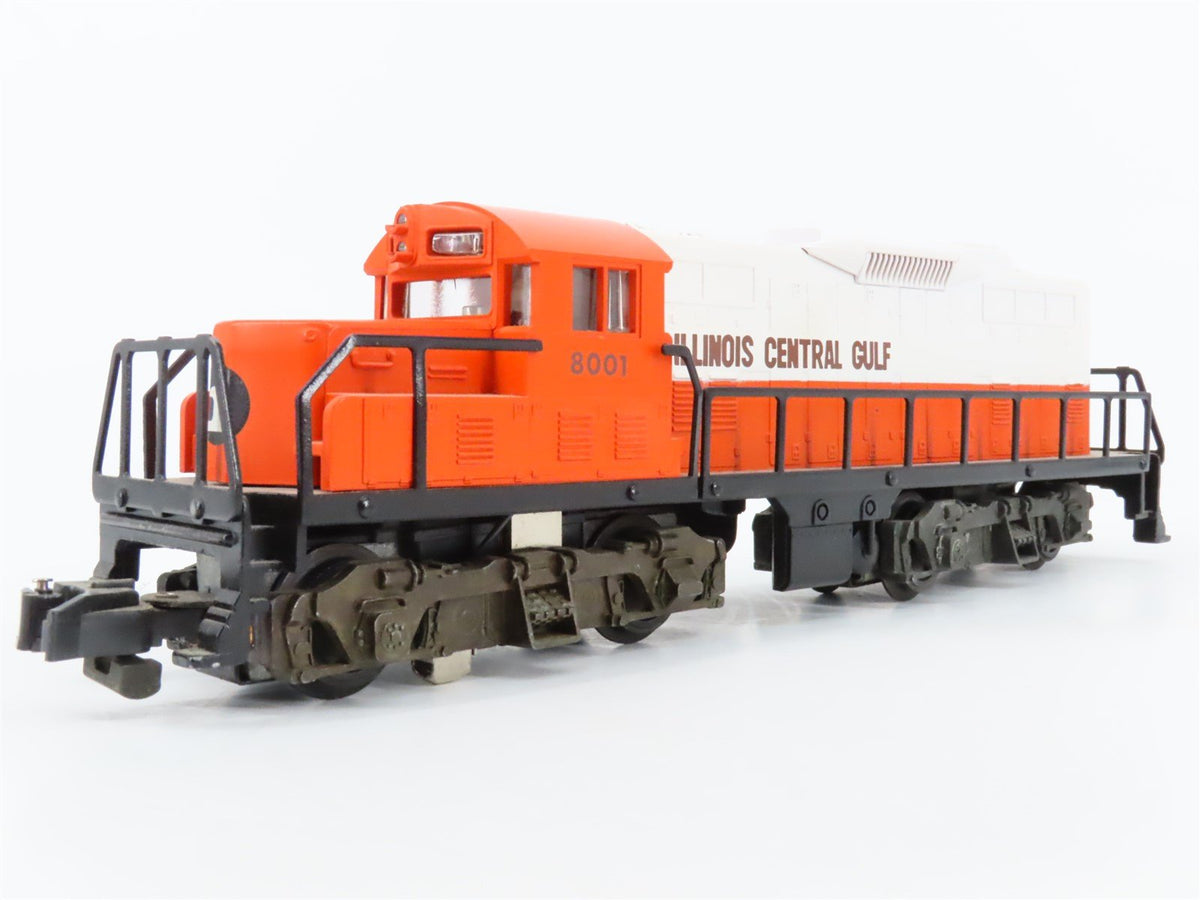 S Scale American Flyer 6-48001 IC Illinois Central GP20 Diesel Locomotive #8001