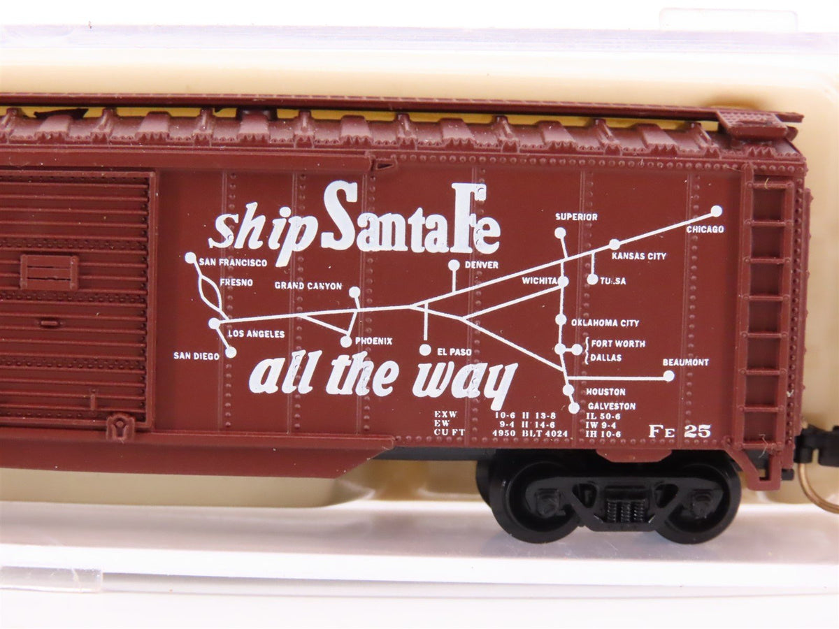 N Scale Atlas 36281 SFRD Santa Fe Grand Canyon 50&#39; Double Door Box Car #10516