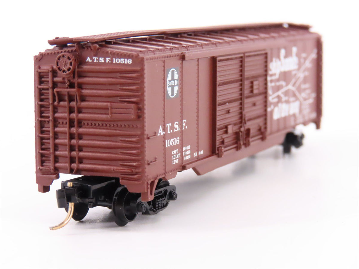 N Scale Atlas 36281 SFRD Santa Fe Grand Canyon 50&#39; Double Door Box Car #10516