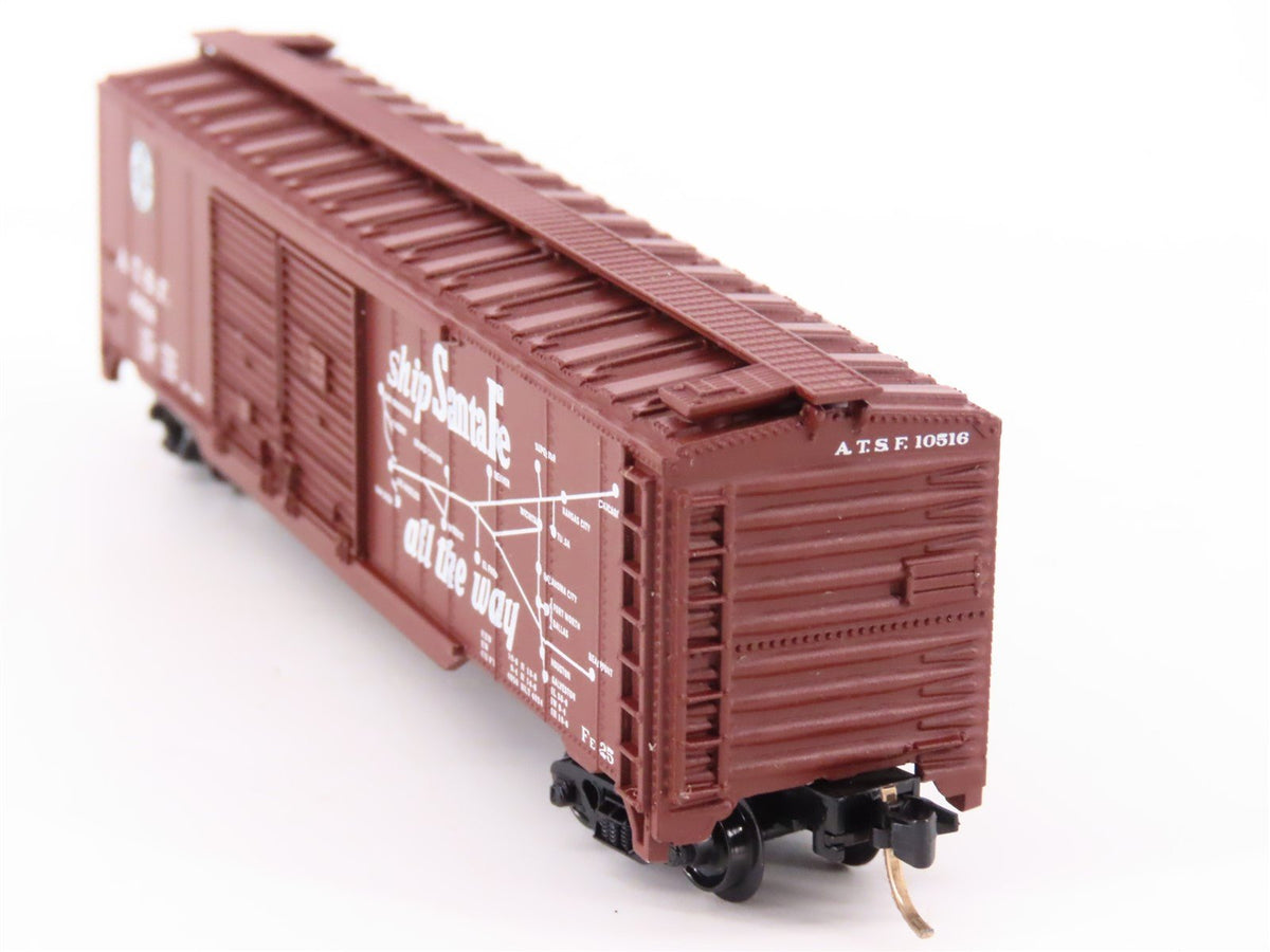 N Scale Atlas 36281 SFRD Santa Fe Grand Canyon 50&#39; Double Door Box Car #10516