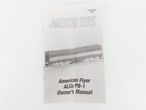 S Scale American Flyer Gilbert 6-48136 ATSF Santa Fe Alco PB Diesel Unpowered