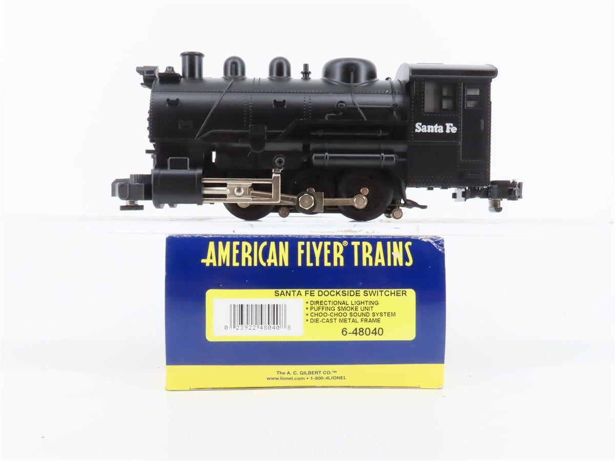 S Scale American Flyer Gilbert 6-48040 ATSF Railway Dockside 0-6-0 Steam #2174