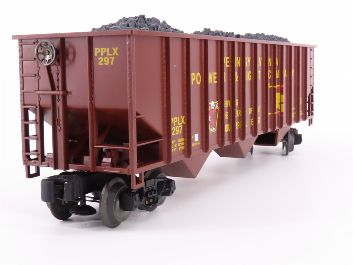 O Gauge 3-Rail Lionel 6-16813 PPLX Pennsylvania Power &amp; Light 3-Bay Hopper #297