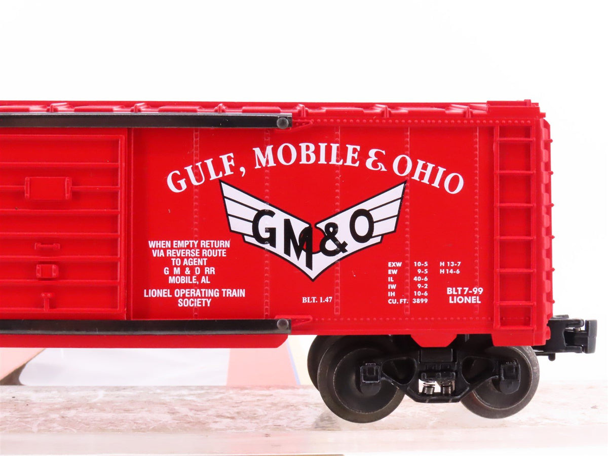 O Gauge 3-Rail Lionel 6-52162 GM&amp;O Gulf Mobile &amp; Ohio Double Door Box Car #24580