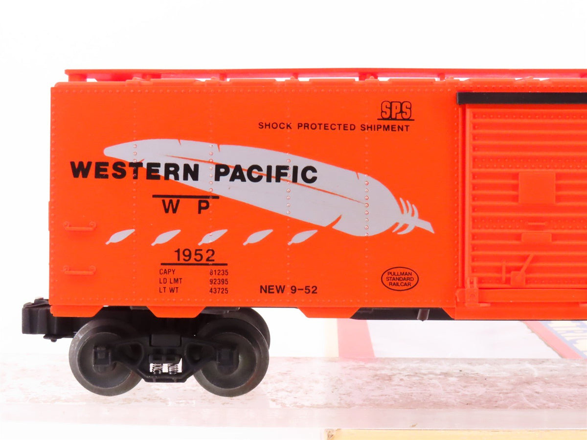 O Gauge 3-Rail Lionel 6-19960 LOTS WP Western Pacific Feather Box Car #1952