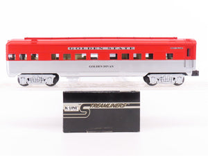 O Gauge 3-Rail K-Line Streamliners RI Golden State Observation Passenger Car