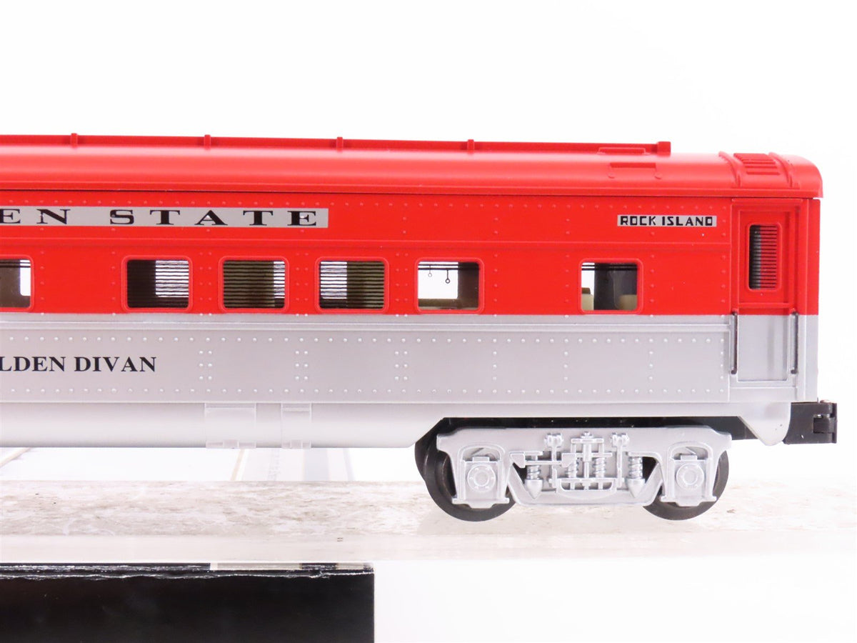 O Gauge 3-Rail K-Line Streamliners RI Golden State Observation Passenger Car