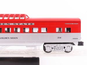 O Gauge 3-Rail K-Line Streamliners SP Golden State Dome Passenger Car #214