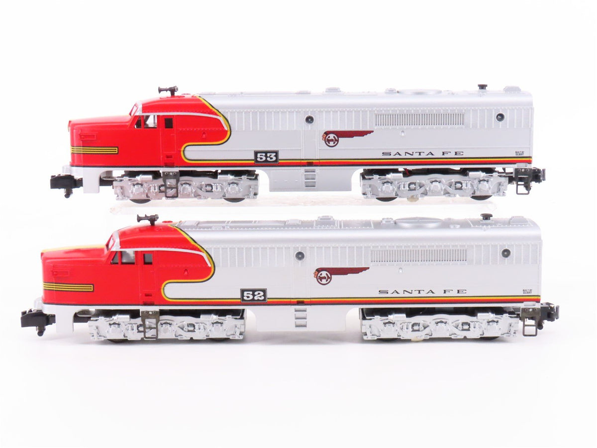 S Scale American Flyer ATSF Santa Fe PA-1/PA-1 Diesel Locomotive Set