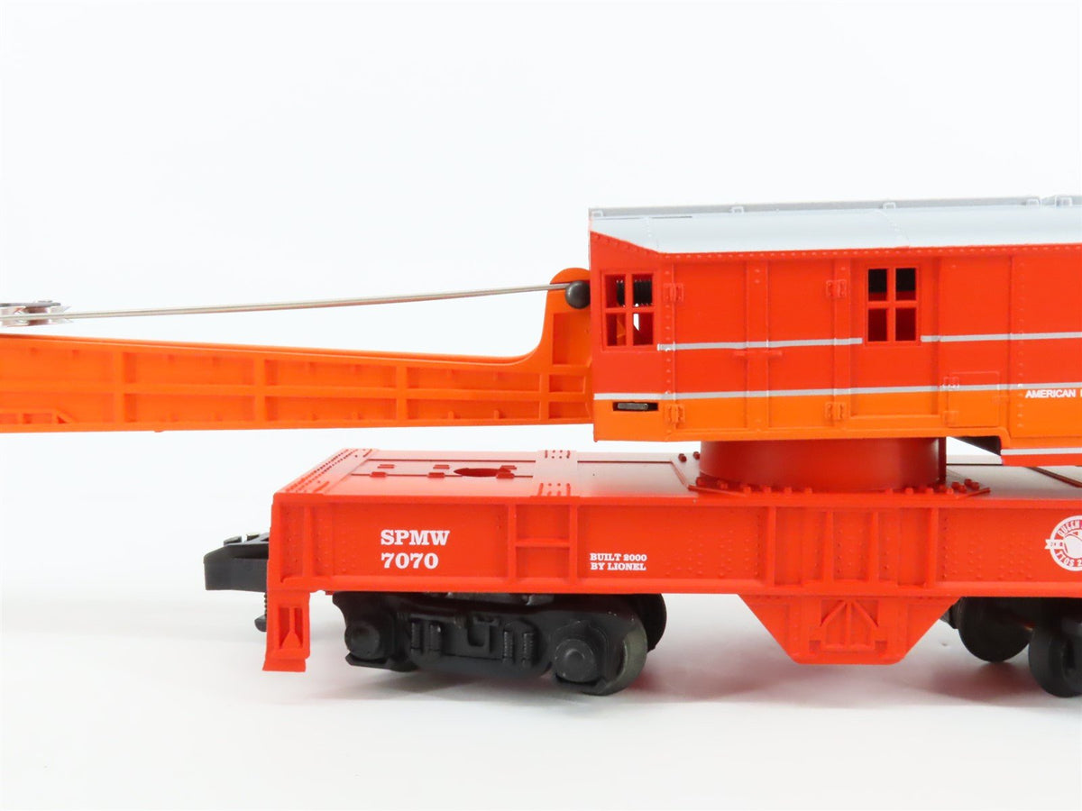 S Scale American Flyer 6-48218 SPMW Daylight MofW Bucyrus Erie Crane Car #7070