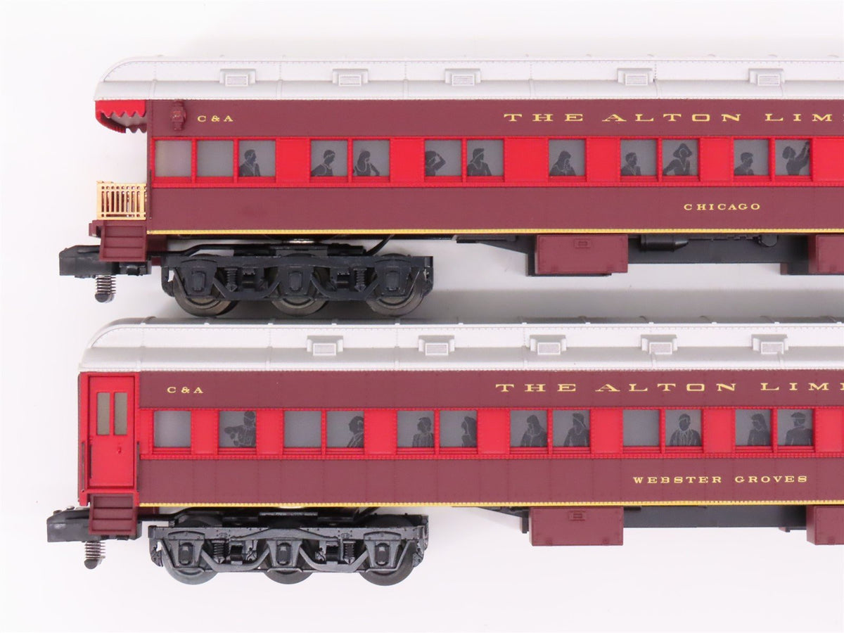 S Scale American Flyer/Lionel 6-49616 Alton Limited Steam Set w/ Passenger Cars