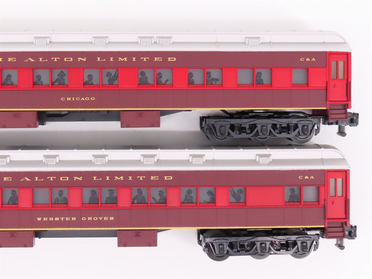 S Scale American Flyer/Lionel 6-49616 Alton Limited Steam Set w/ Passenger Cars