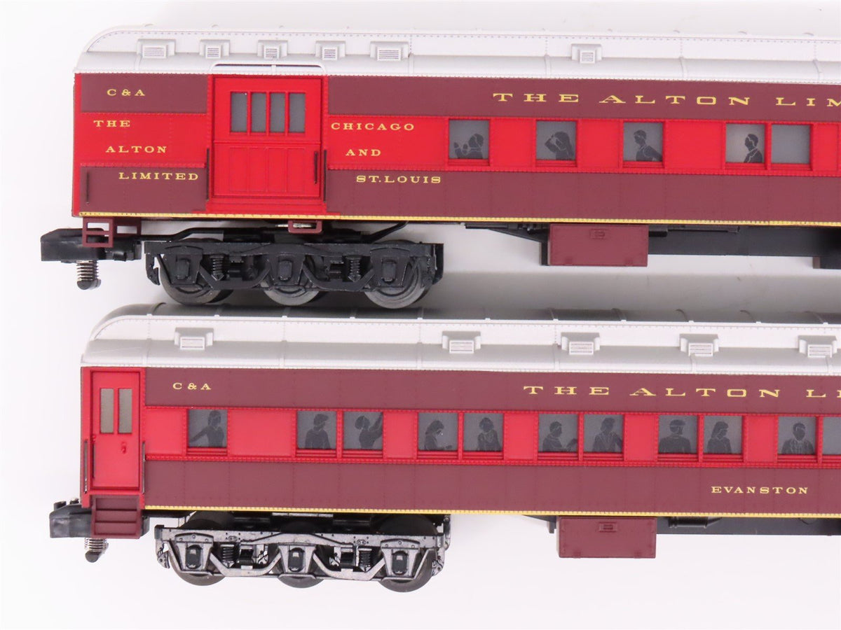 S Scale American Flyer/Lionel 6-49616 Alton Limited Steam Set w/ Passenger Cars