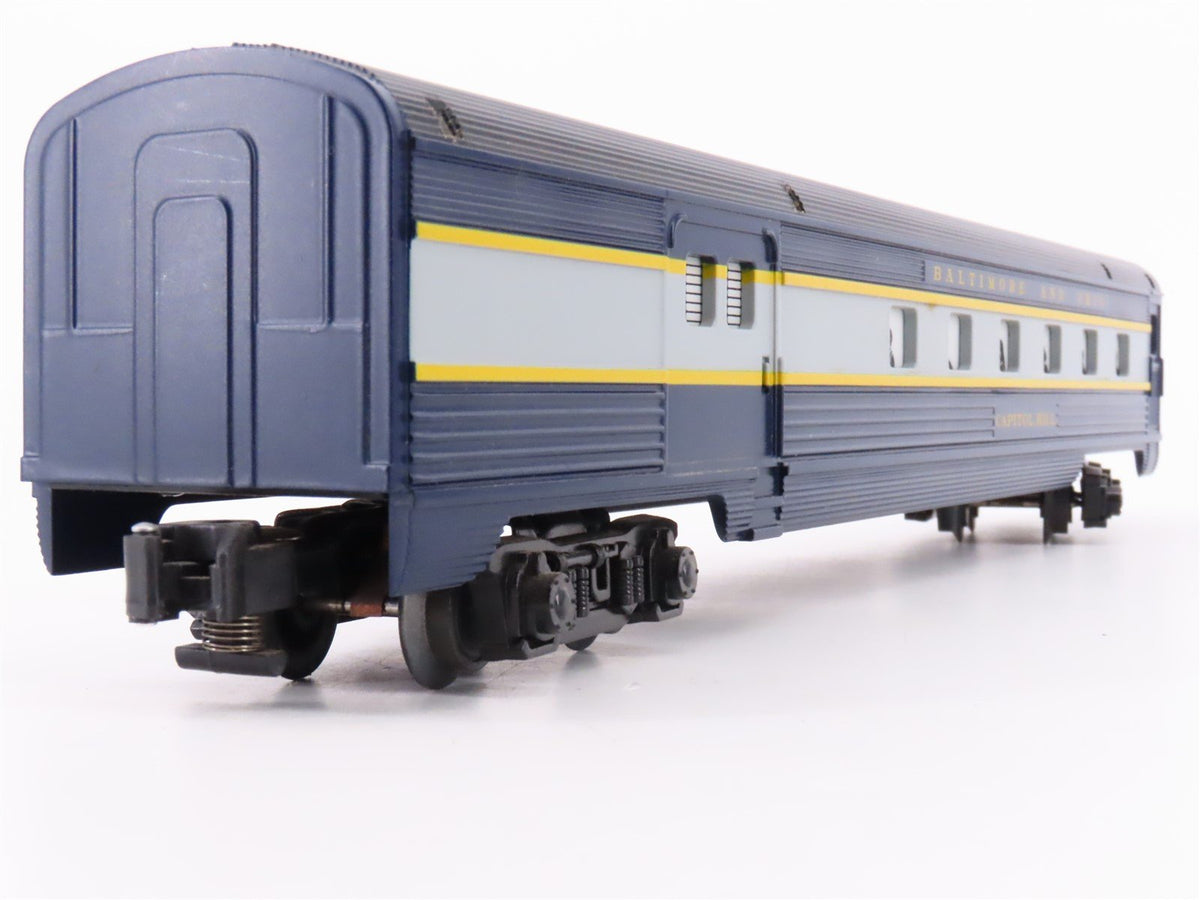 S Scale American Flyer 6-48957 B&amp;O Railway Combine Passenger Car &quot;Capitol Hill&quot;