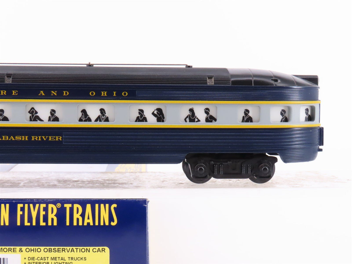 S Scale American Flyer 6-48960 B&amp;O Railway Obs Passenger Car &quot;Wabash River&quot;