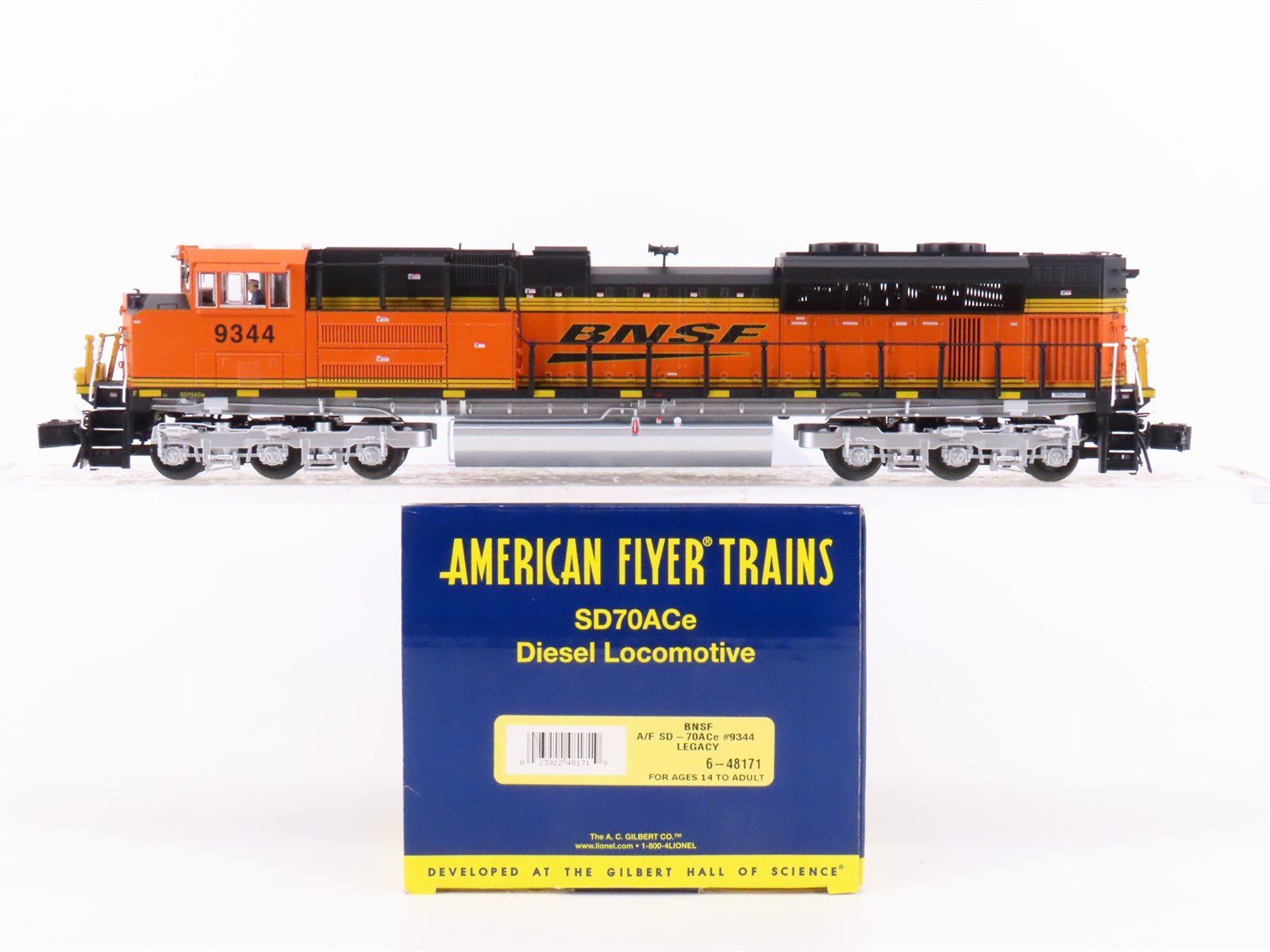 S Scale American Flyer 6-48171 BNSF Railway SD70ACe Diesel Loco #9344 w/ Legacy