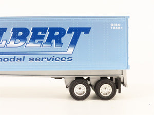 S Scale American Flyer 6-48514 Gilbert TTUX 2 Piece Spine Car Set w/2 Trailers