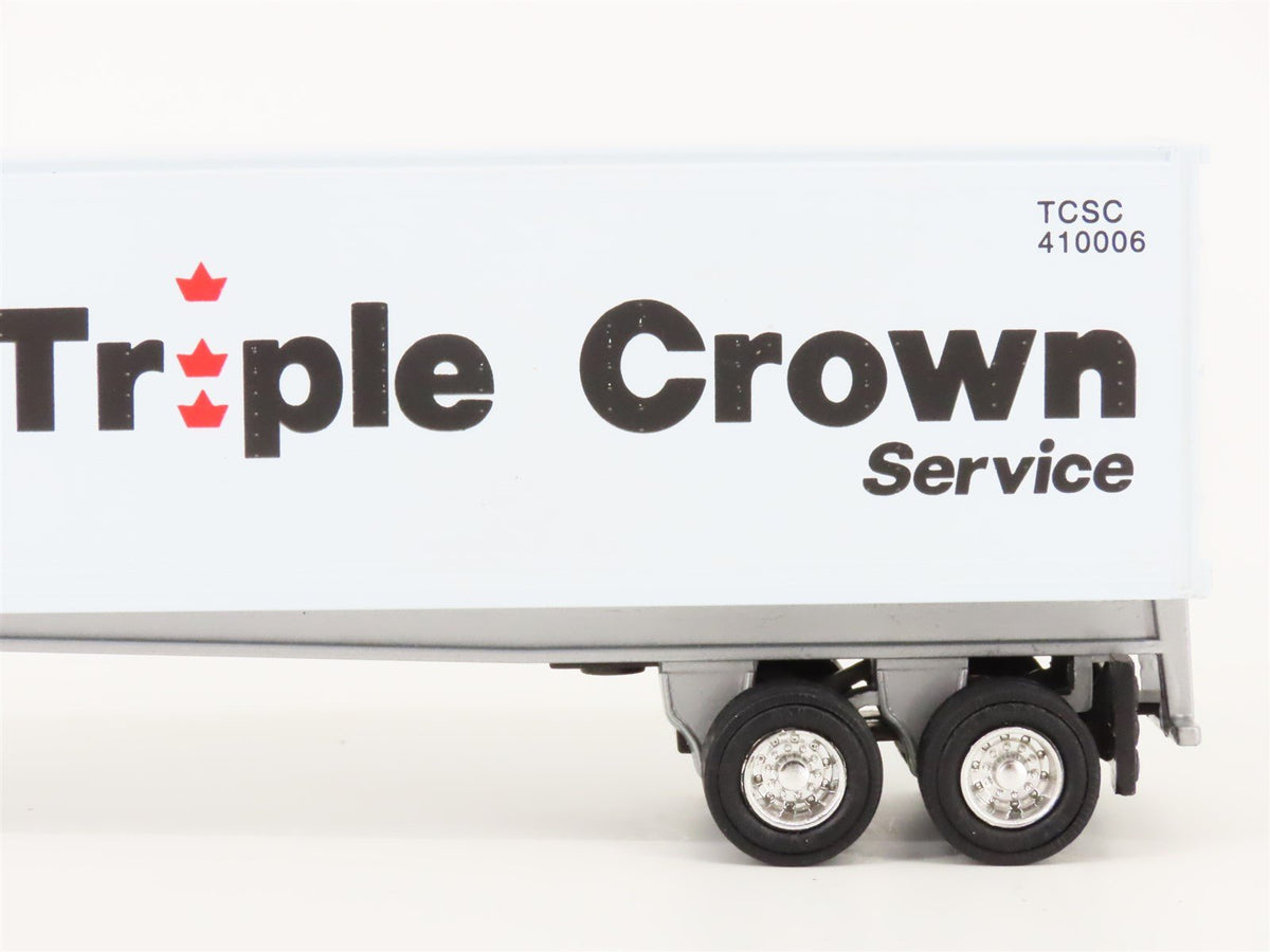 S Scale American Flyer 6-48511 Triple Crown 2 Piece Spine Car Set w/2 Trailers