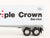 S Scale American Flyer 6-48511 Triple Crown 2 Piece Spine Car Set w/2 Trailers