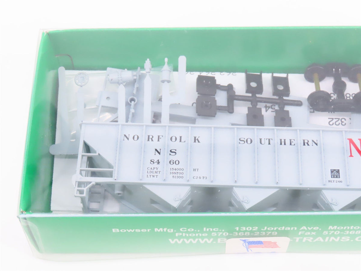 LOT of 3 HO Scale Bowser Kits NS Norfolk Southern Railroad 3-Bay Hoppers -Sealed