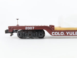 S Scale American Flyer 6-48249 Colorado Yule Marble Co. Flatcar #2007 w/Marble